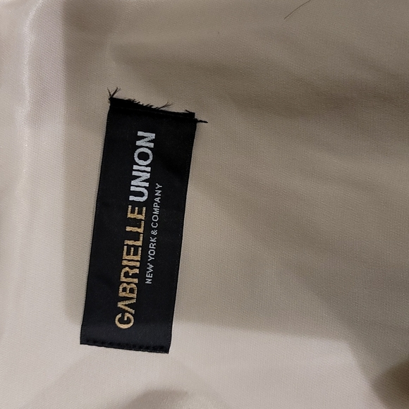 Gabrielle Union New York & Company Belted Trench Coat - SZ M - Picture 10 of 12